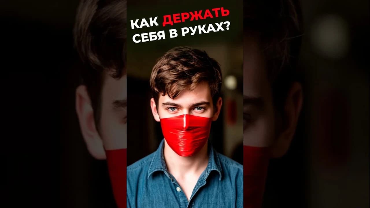 Как держать себя в руках? #психология #сгм #личность