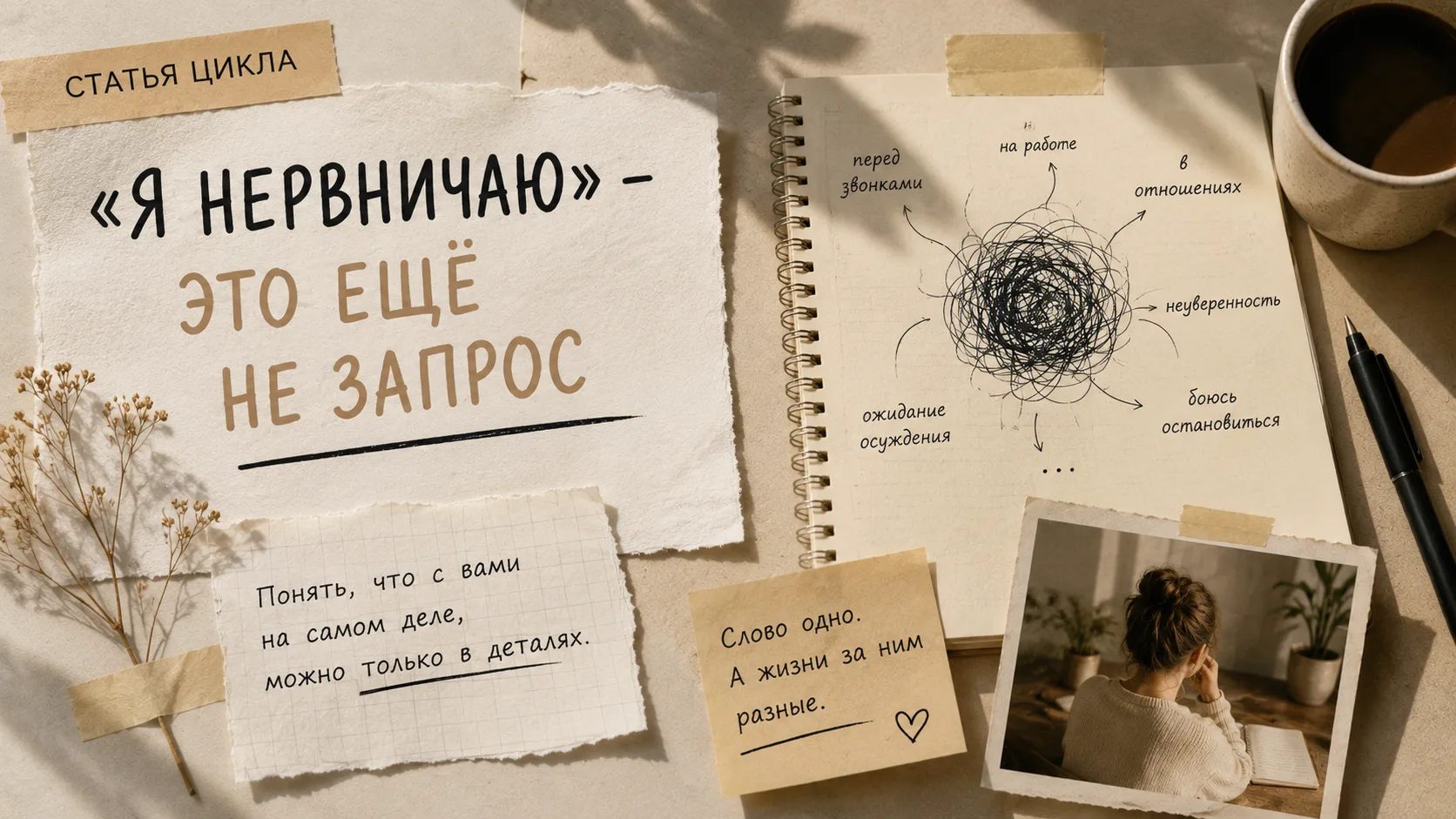 «Я нервничаю» — это ещё не запрос
